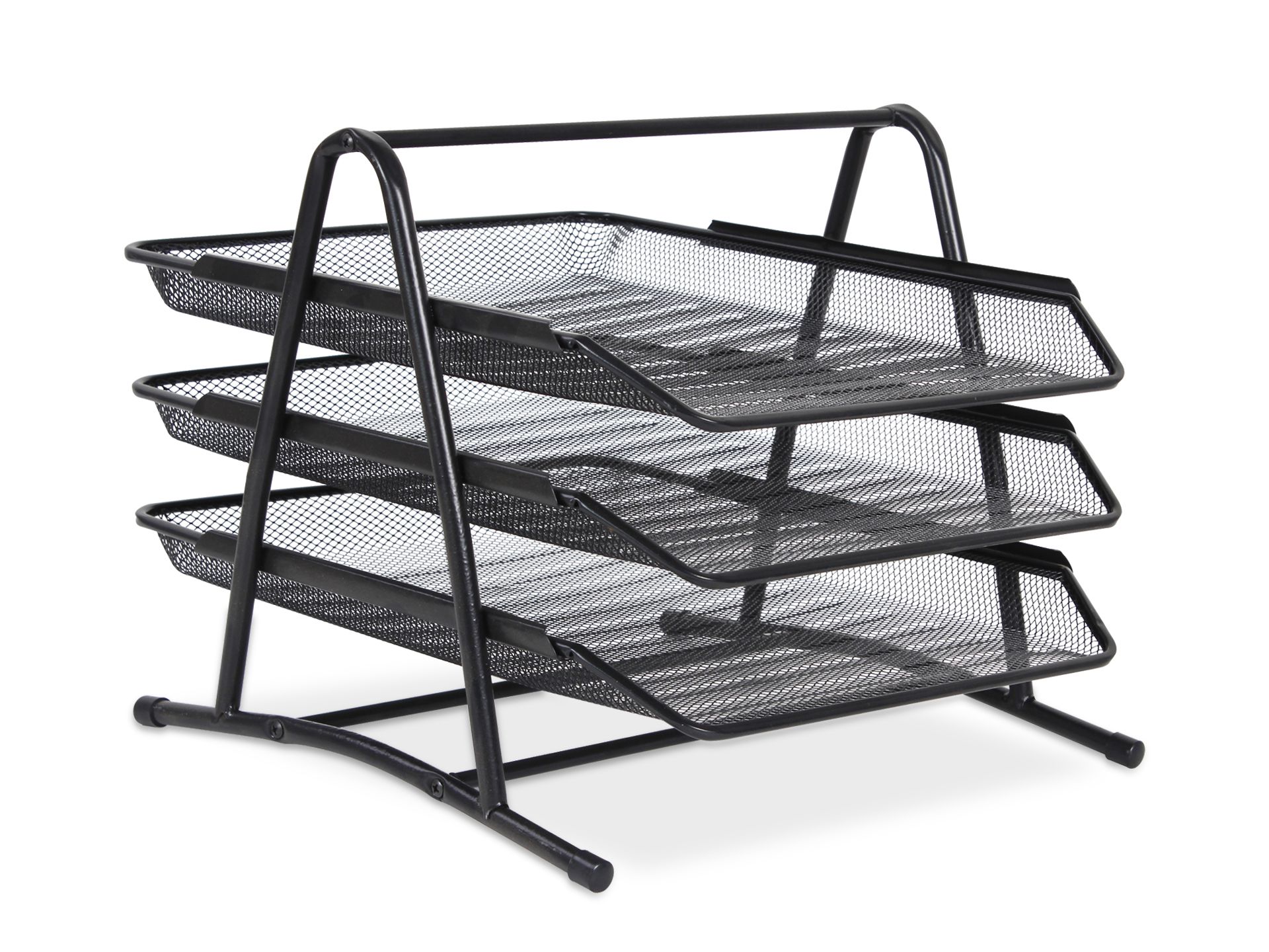 Desk Organiser File Tray Storage Rack 3 Tier