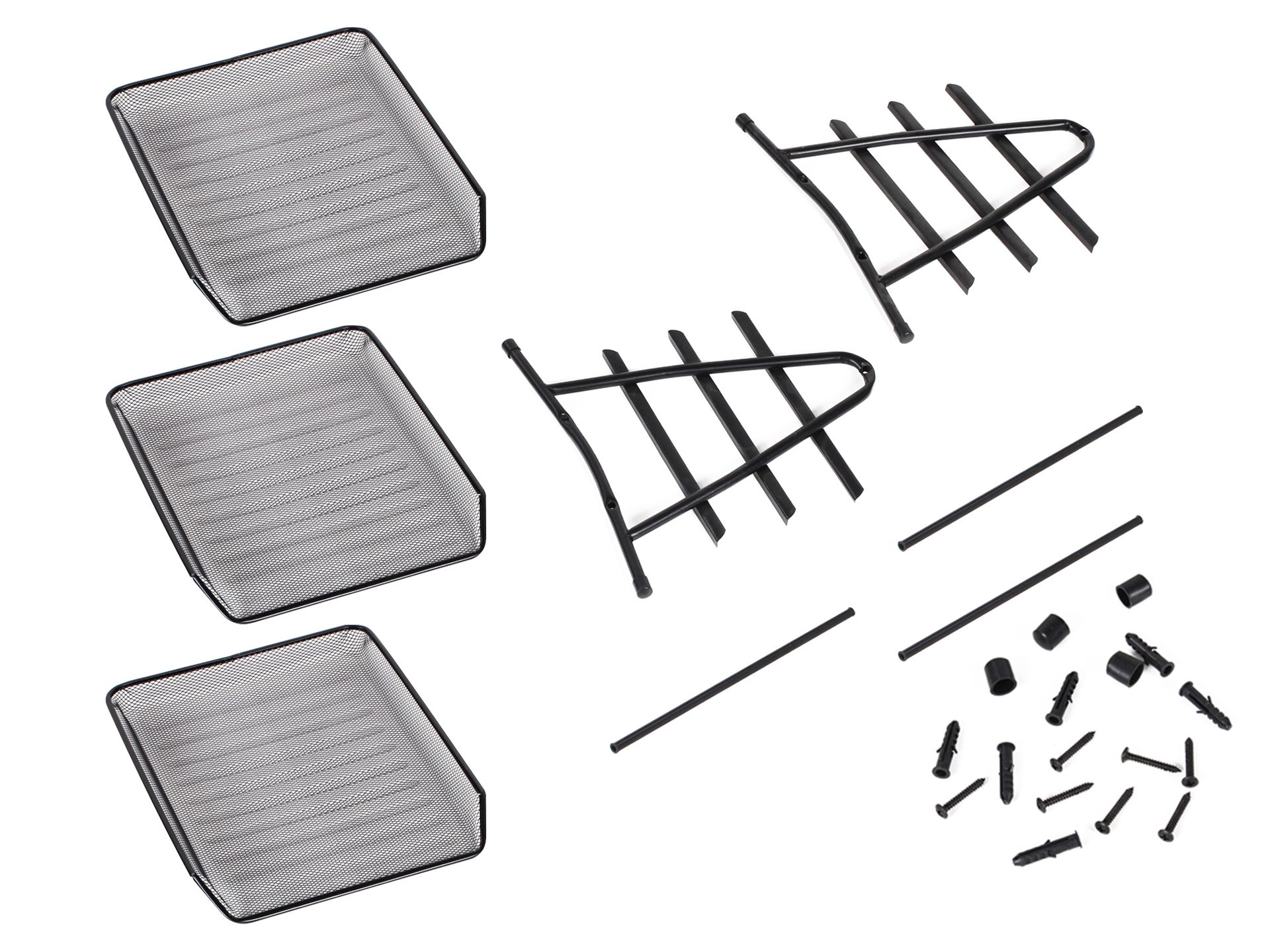 Desk Organiser File Tray Storage Rack 3 Tier
