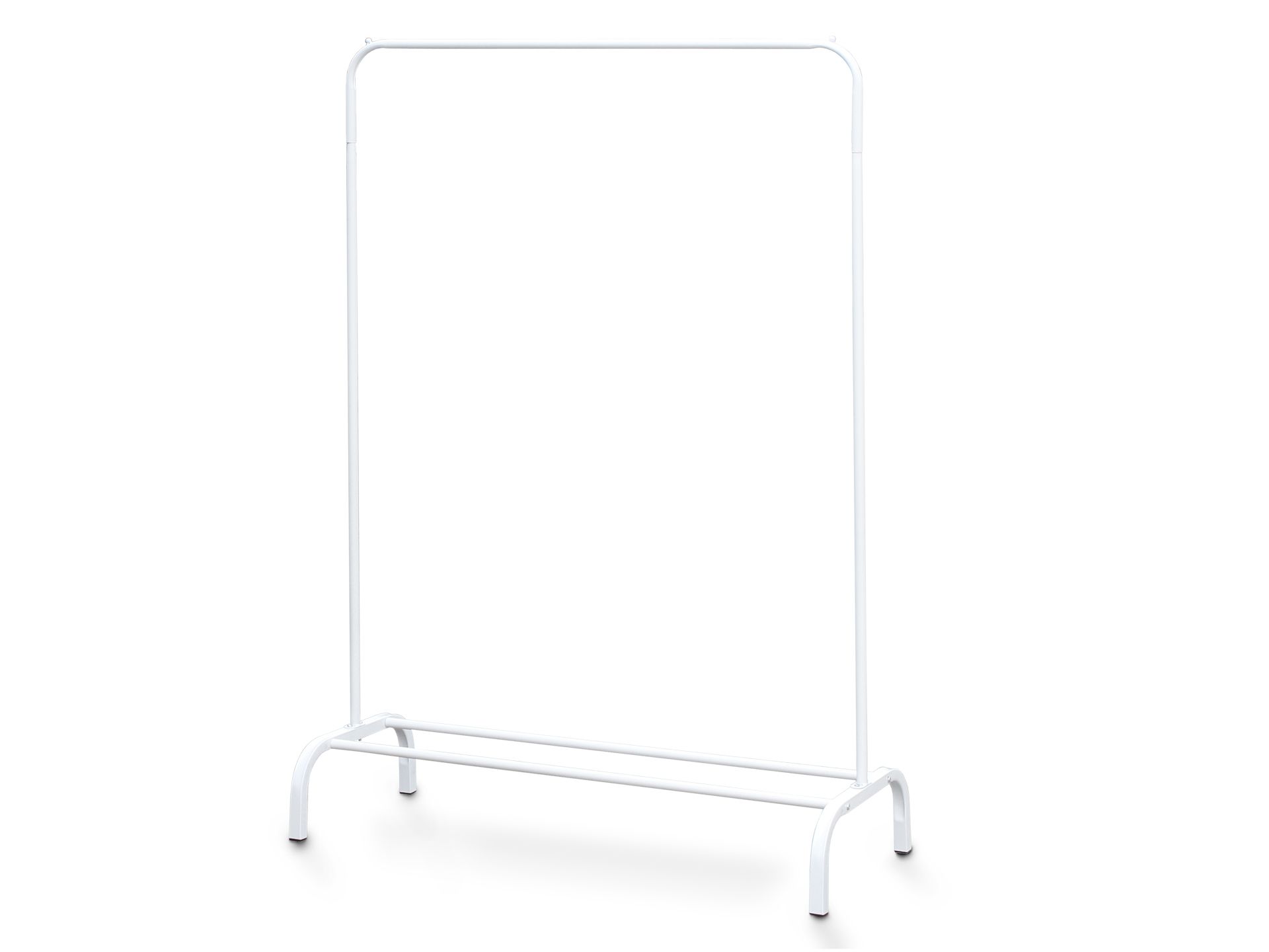 Metal Clothes Rack Stand Coat Hanger 104 x 152cm - White