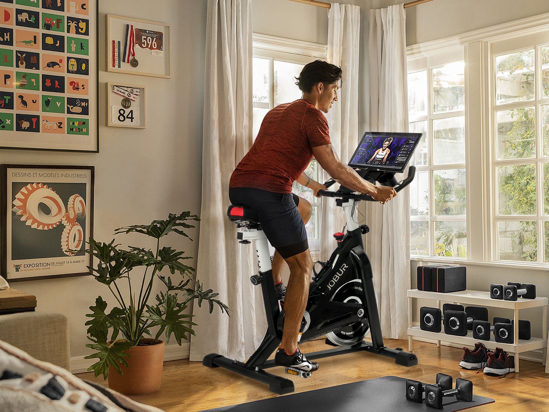Home Gym Magnetic Resistance Exercise Bike