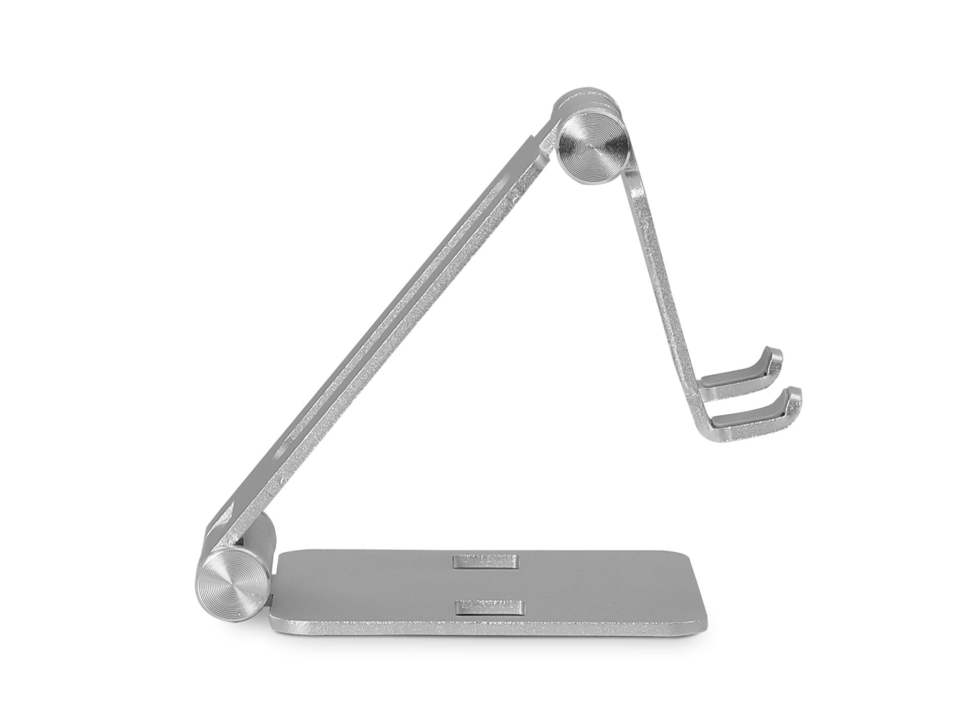 Foldable Tablet and Phone Holder - Silver