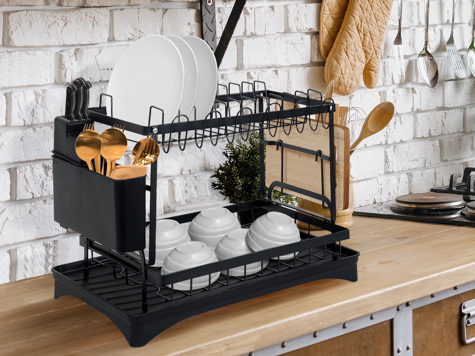 Black drainer tray clearance