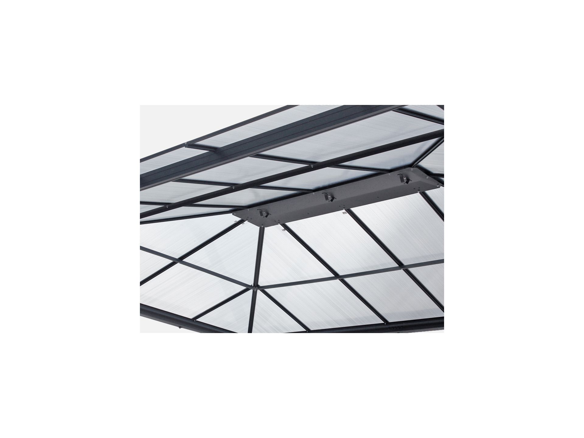 TOUGHOUT Patio Gazebo Aluminium Hardtop Gazebo 4x3M