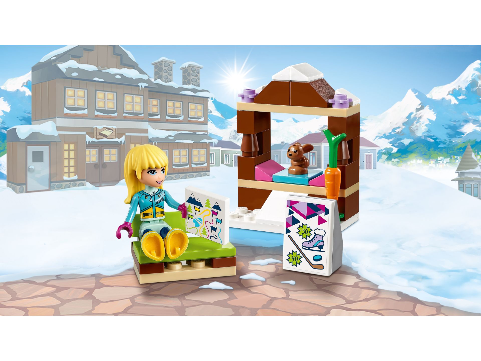 LEGO Friends Snow Resort Ice Rink 41322