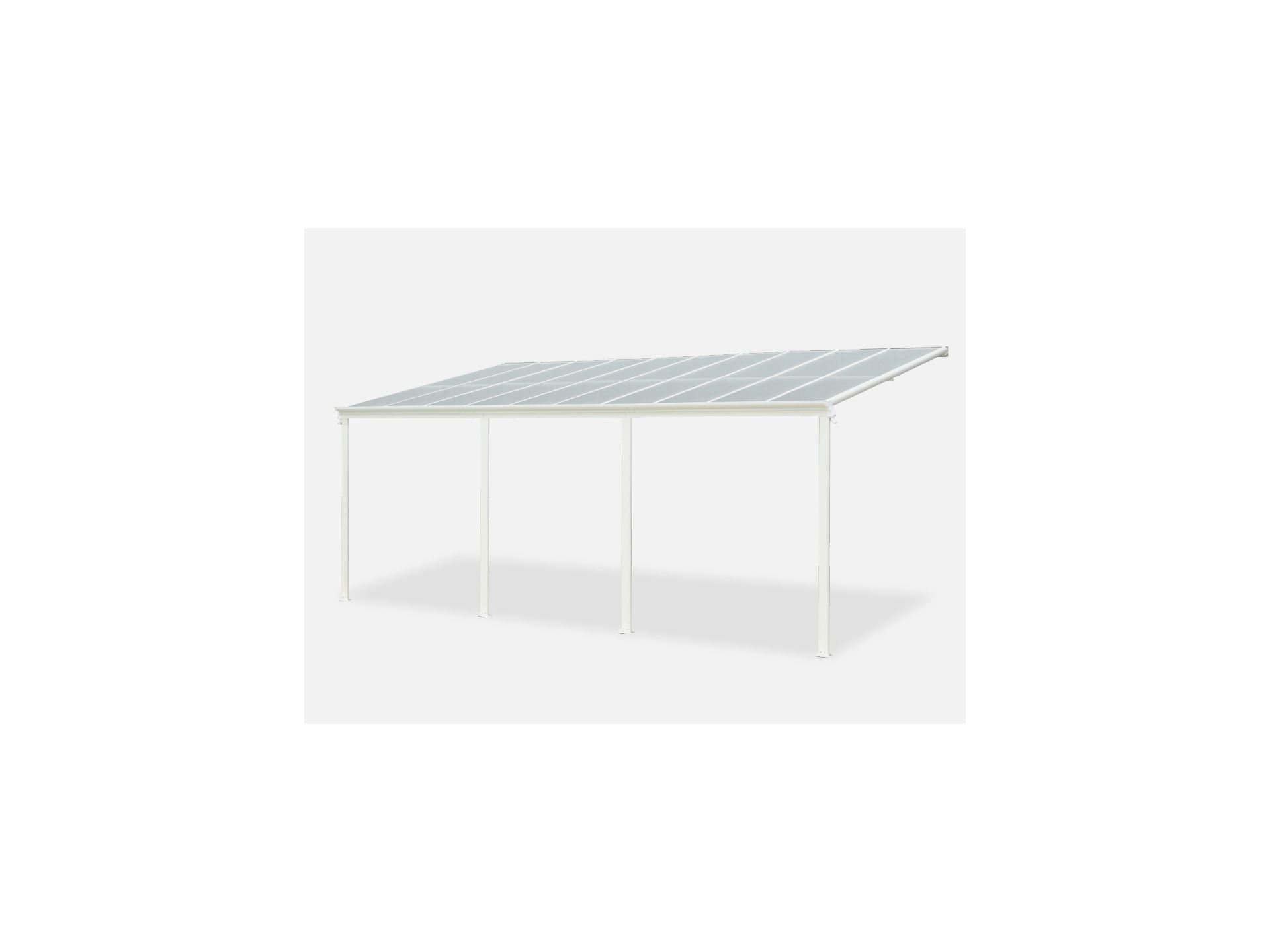 TOUGHOUT Patio Canopy Roof 6.18M x 3M - WHITE
