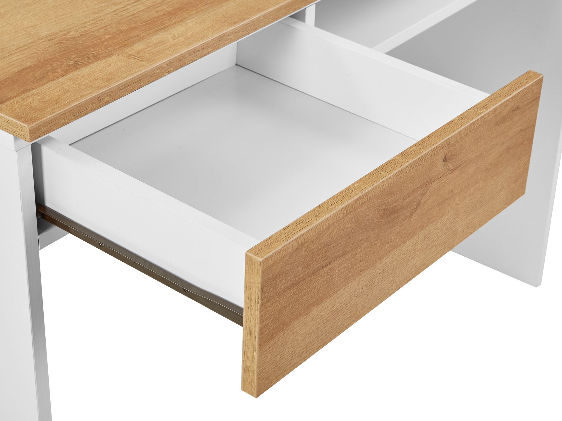 White clearance desk 110cm