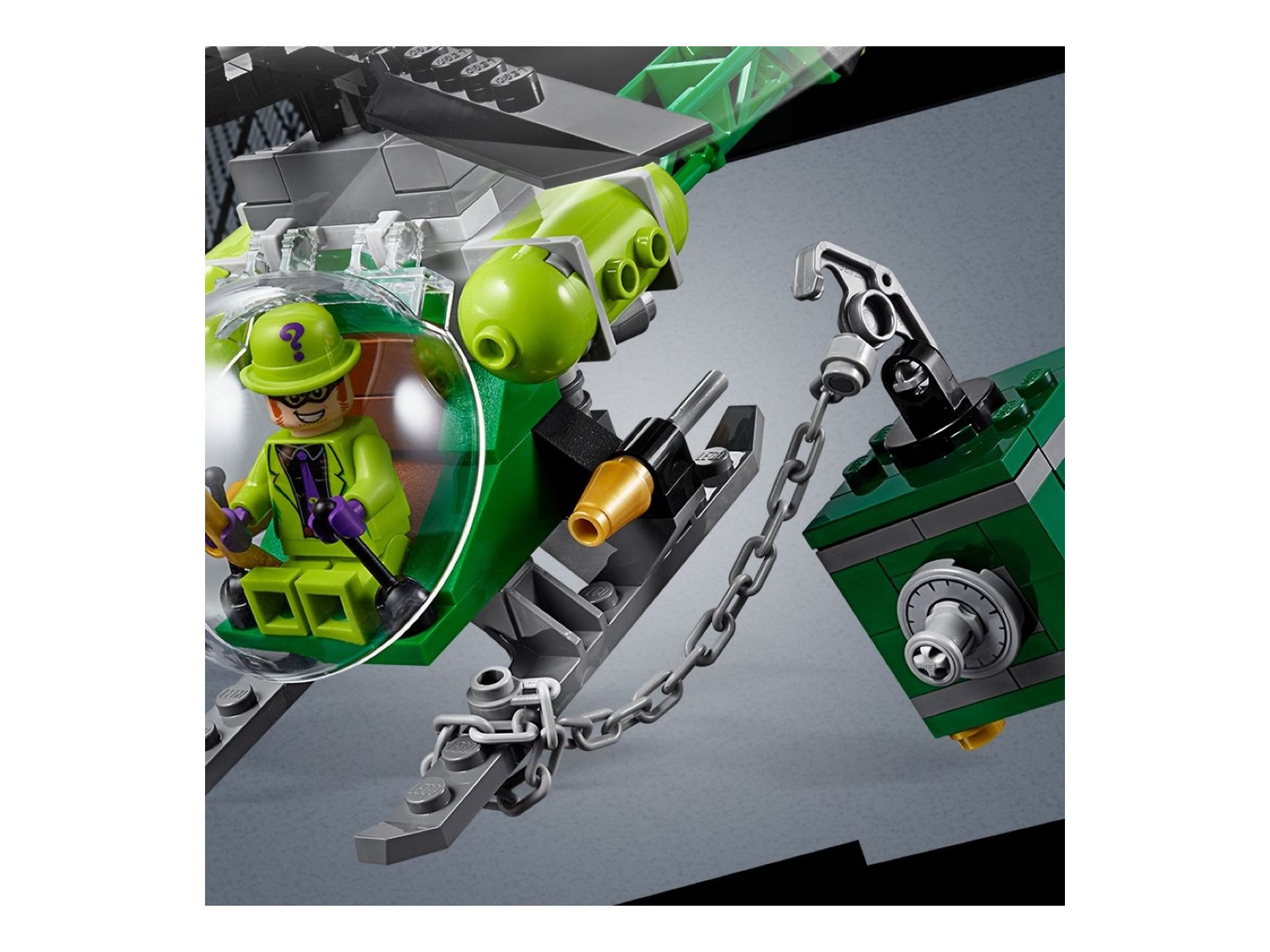 Lego riddler helicopter best sale