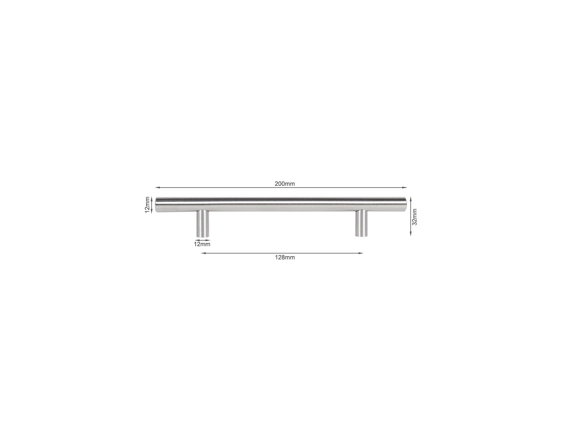20CM Stainless Steel Drawer Cabinet Door Handle 20PCS