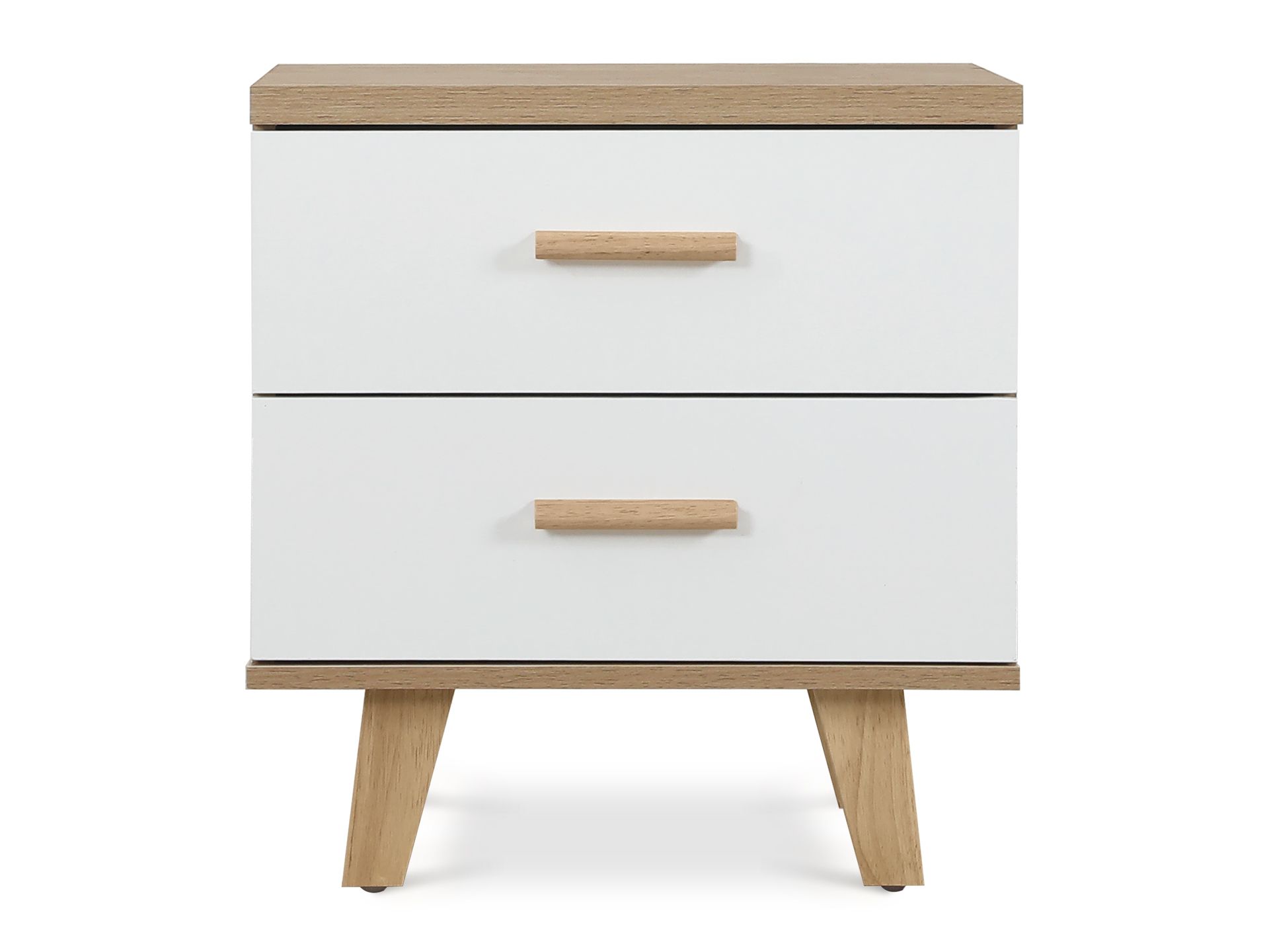 Alton Bedroom Storage Package with Low Boy - Natural + White