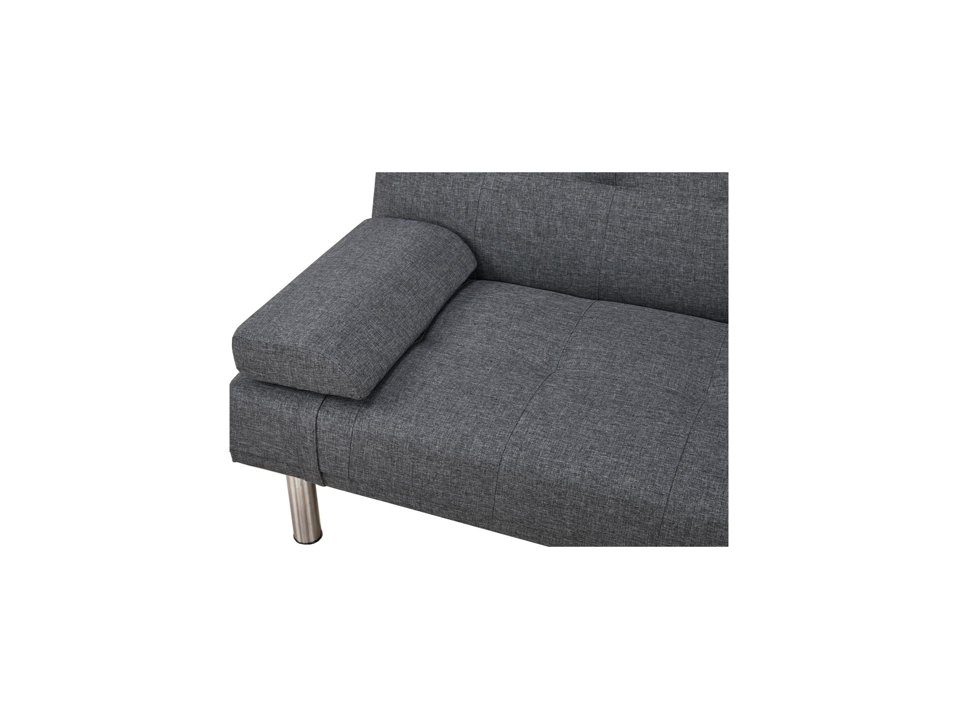 DENVER 3-Seater Sofa Bed GREY