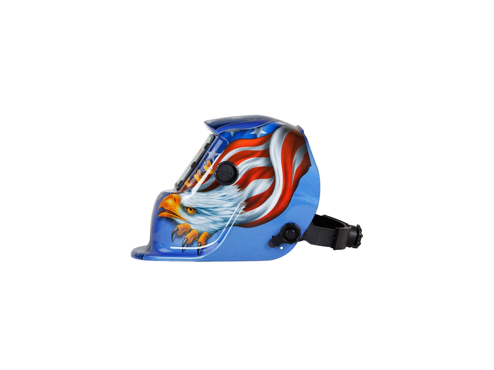 Solar Auto Darkening Welding Helmet - BLUE