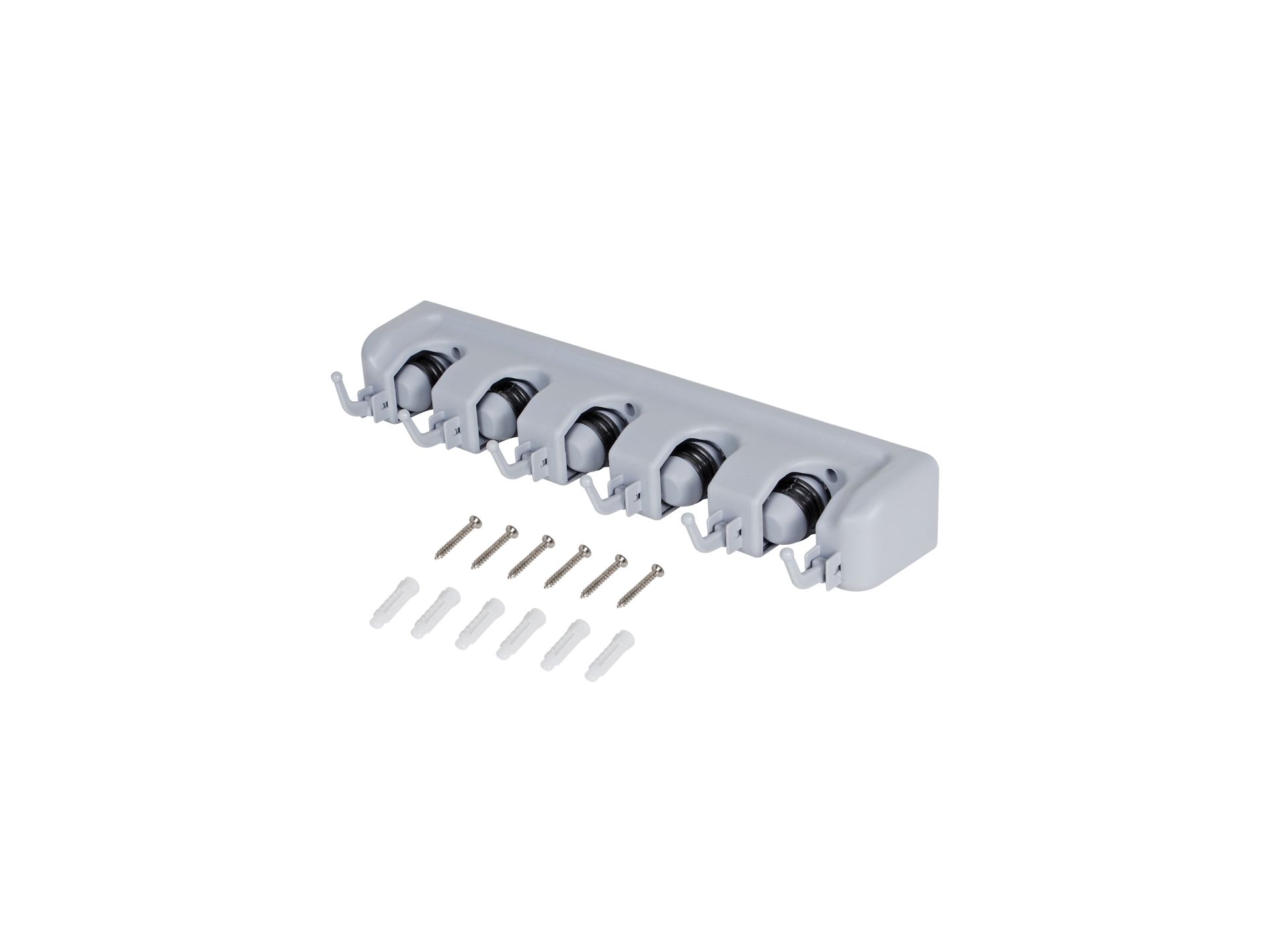 Wall Mounted Broom Mop Storage Organizer Rack