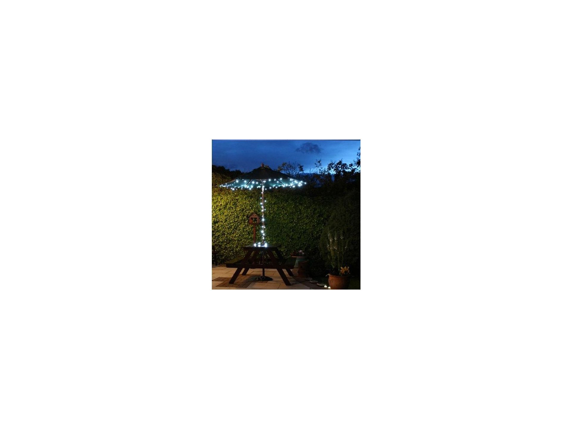 200 LED Lights Solar Outdoor String Lights 45M - WHITE