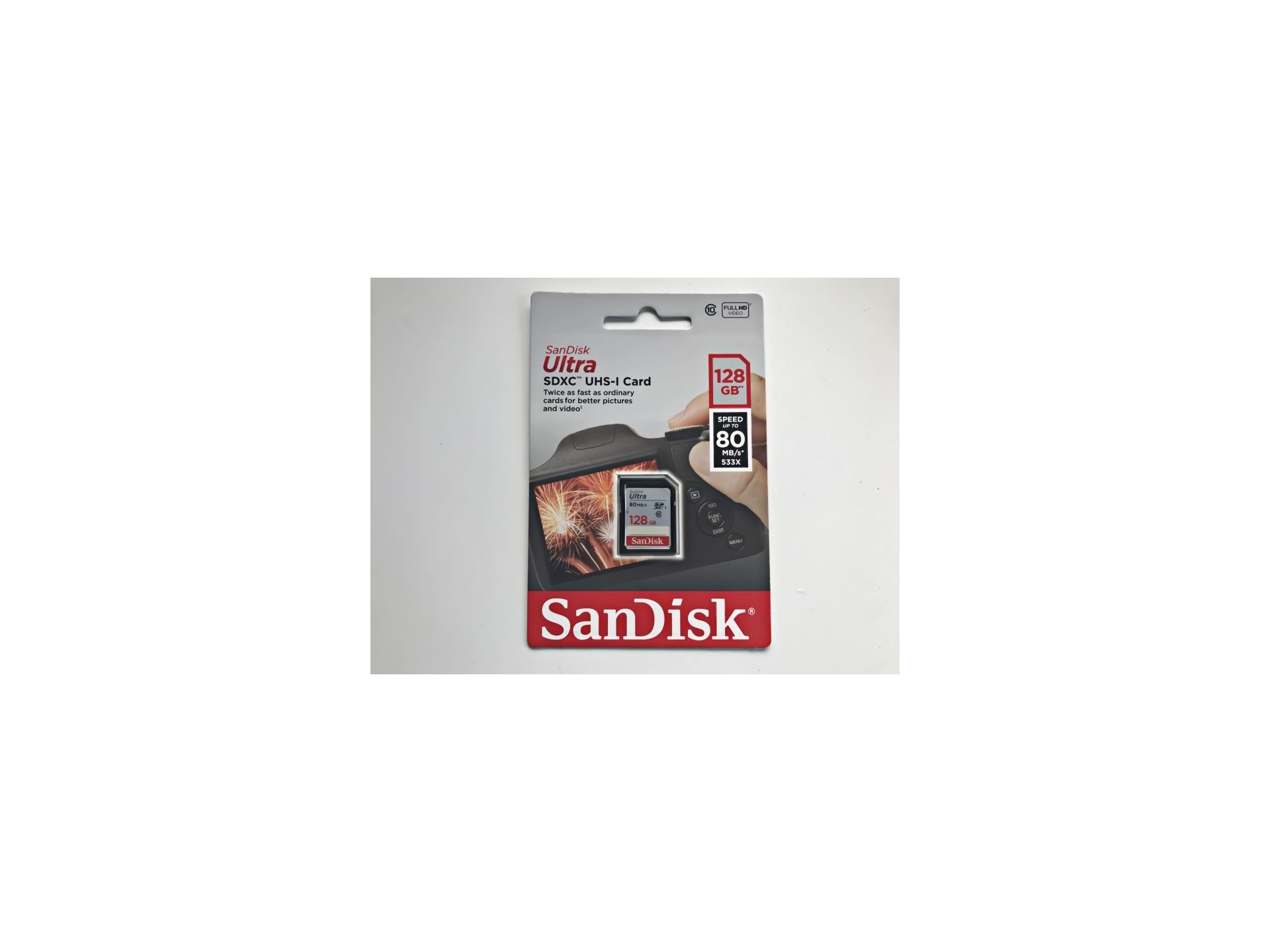 SD Card SanDisk Ultra 128GB SDXC Memory Card