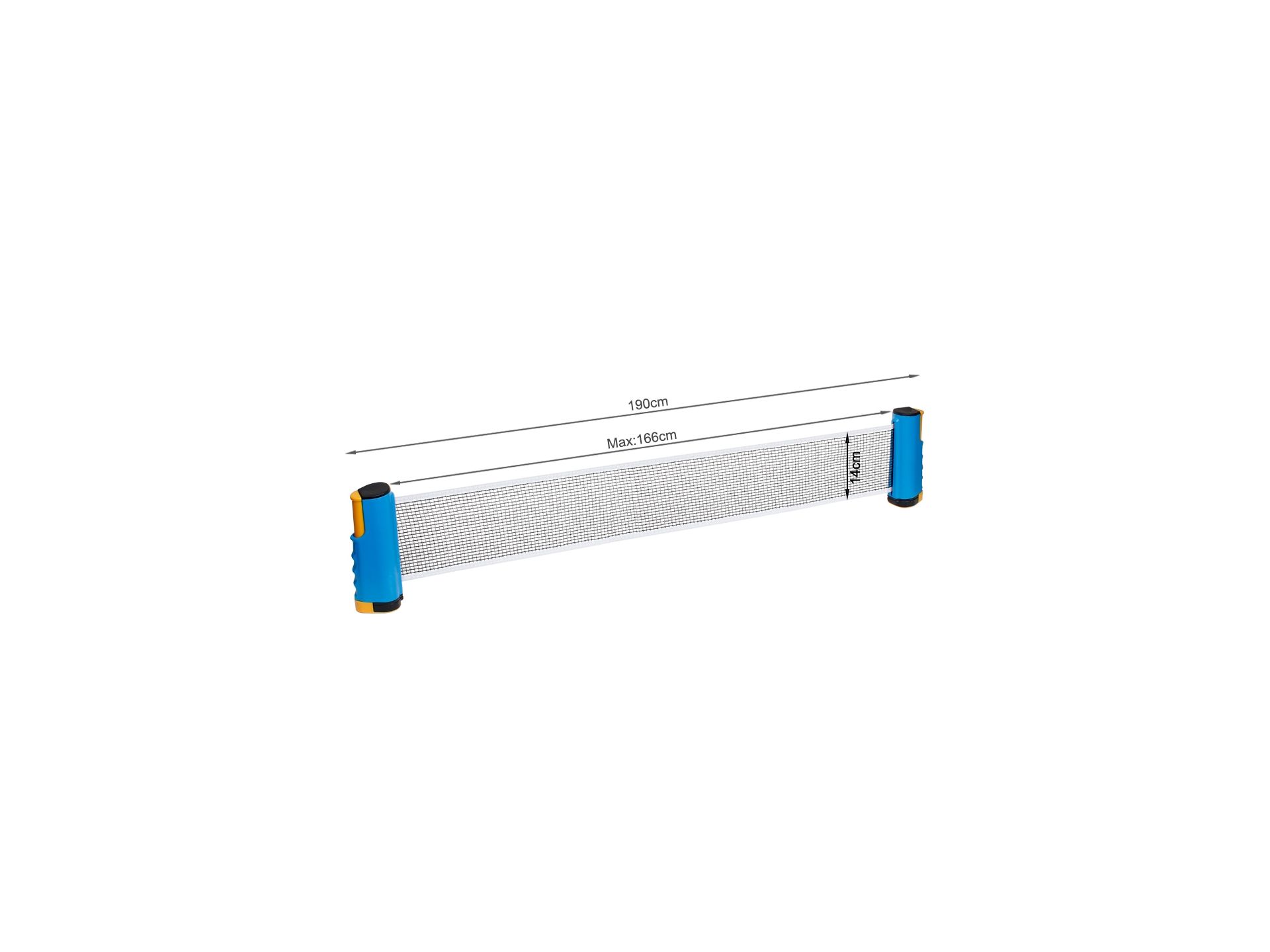 Portable Retractable Table Tennis Ping Pong Net - BLUE