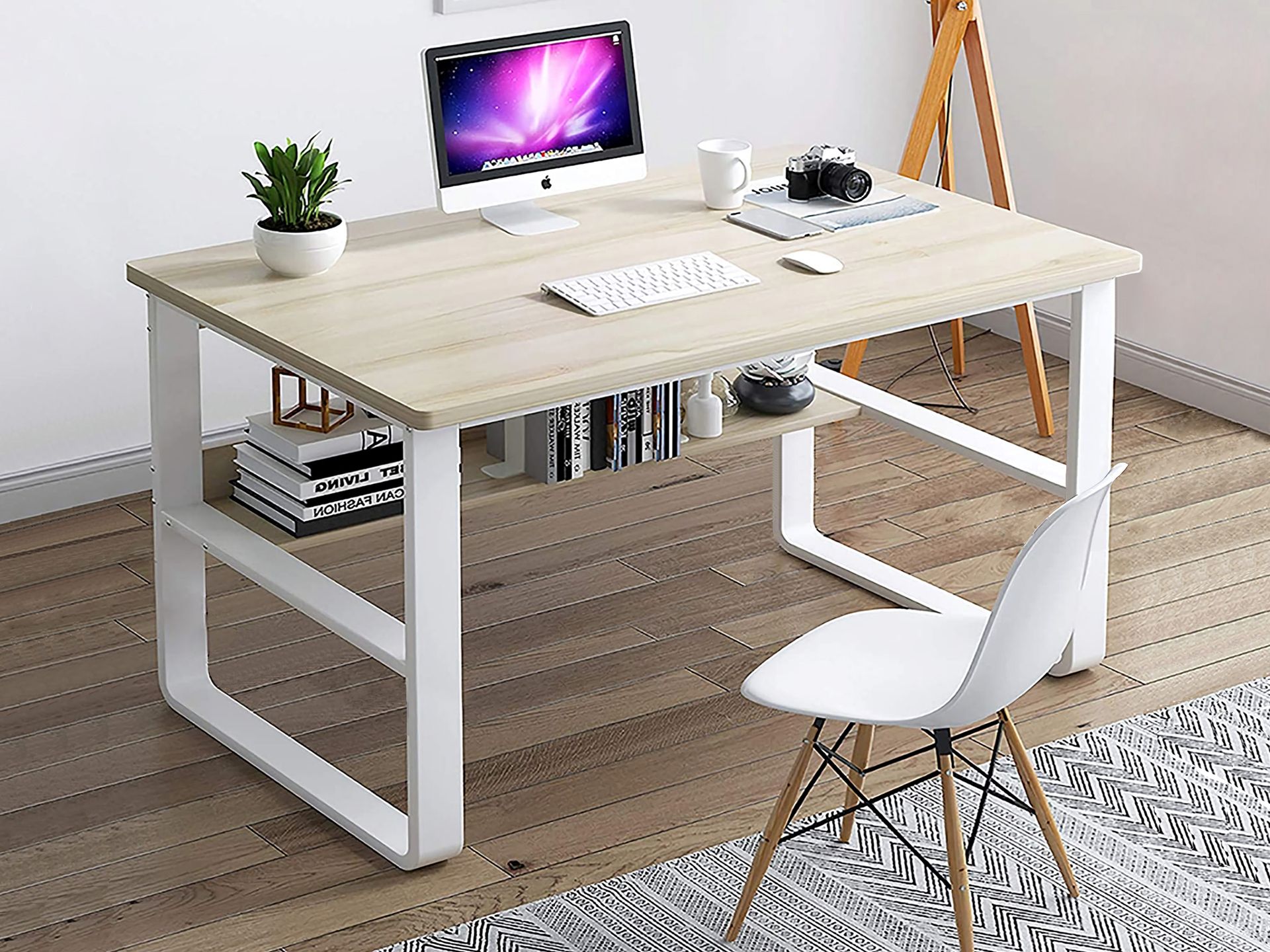 Andrea 120cm Computer Desk - White