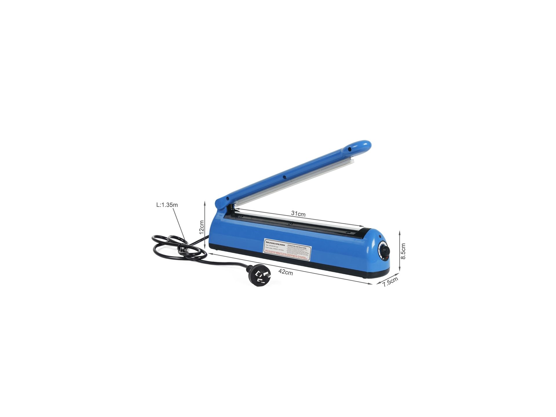 Impulse Sealer Machine Plastic Bag Heat Sealer 300mm