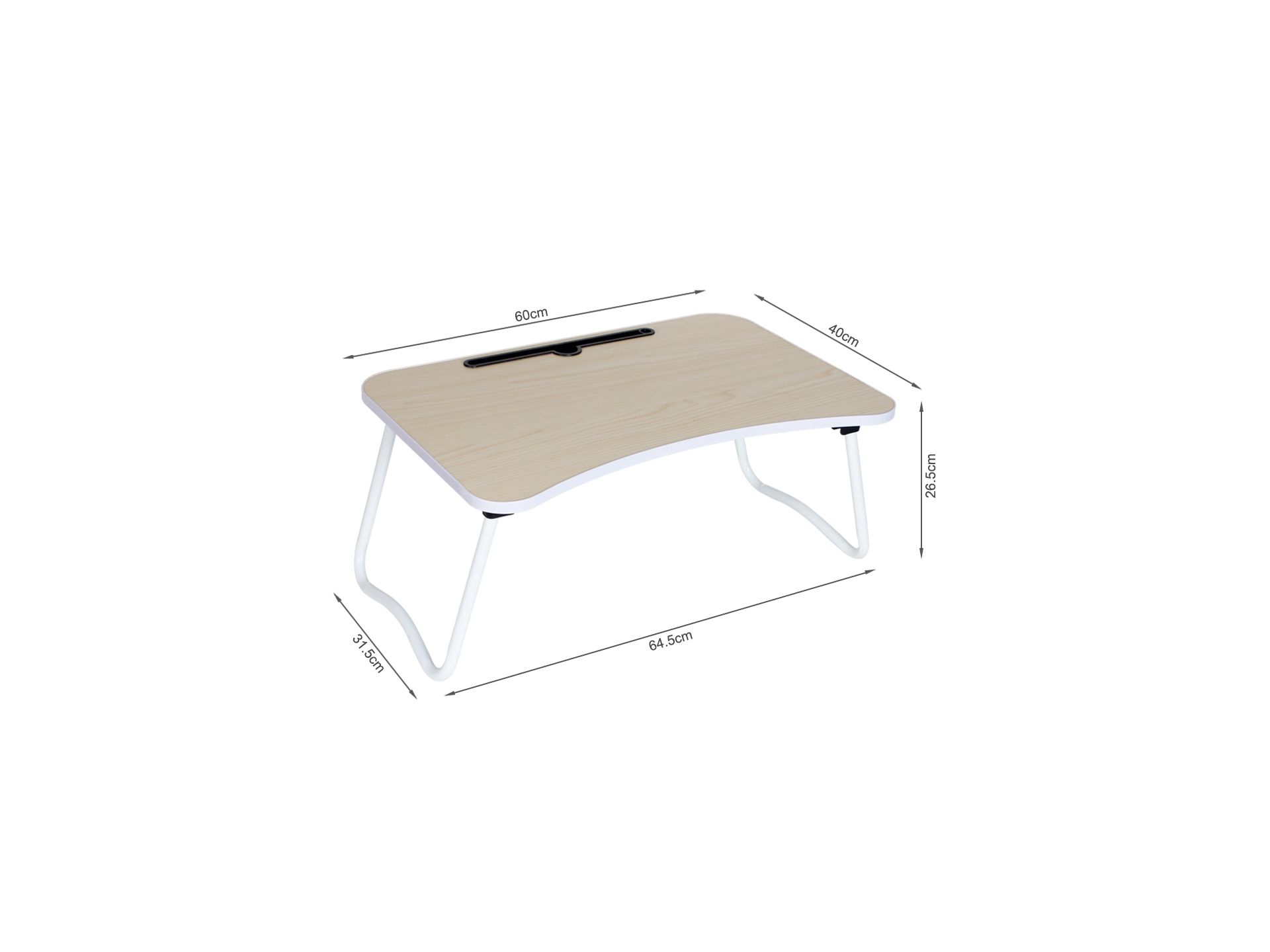 Portable Laptop Desk Laptop Tray Table - NATURAL