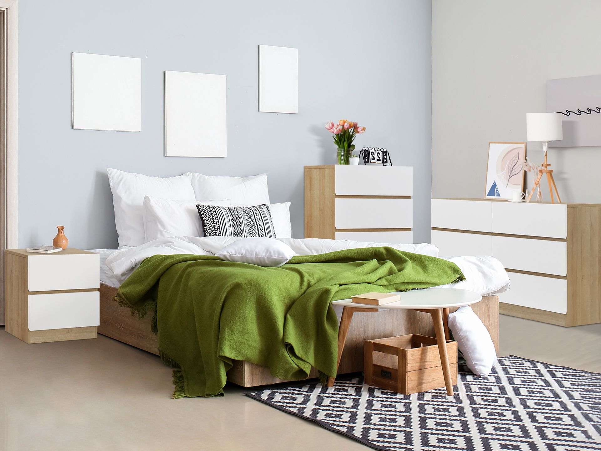 Low hot sale bedroom drawers