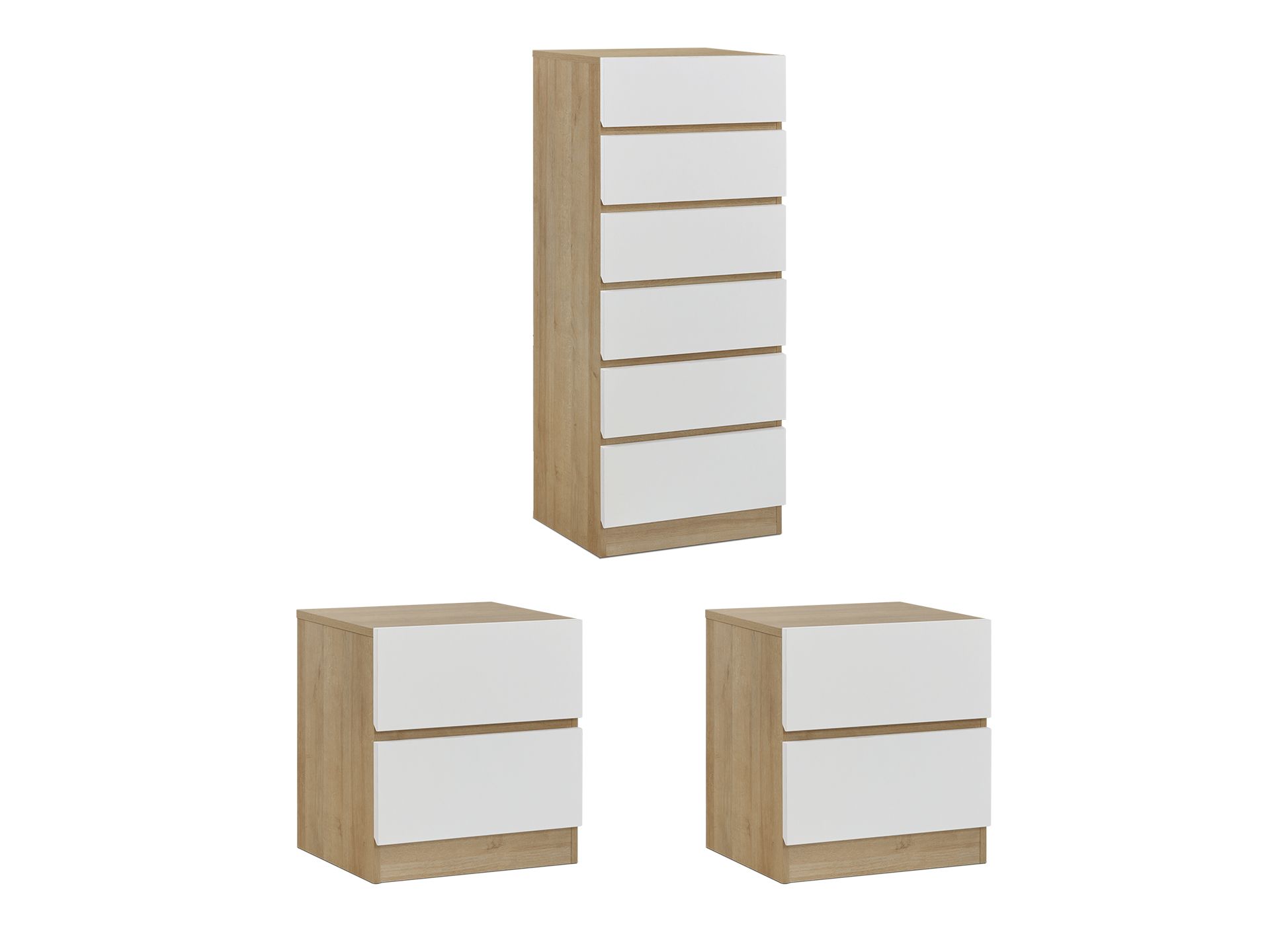 Slim top bedroom storage