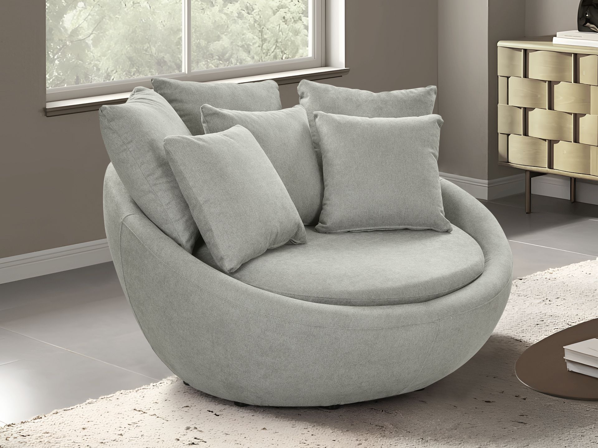 Round lounge suite deals