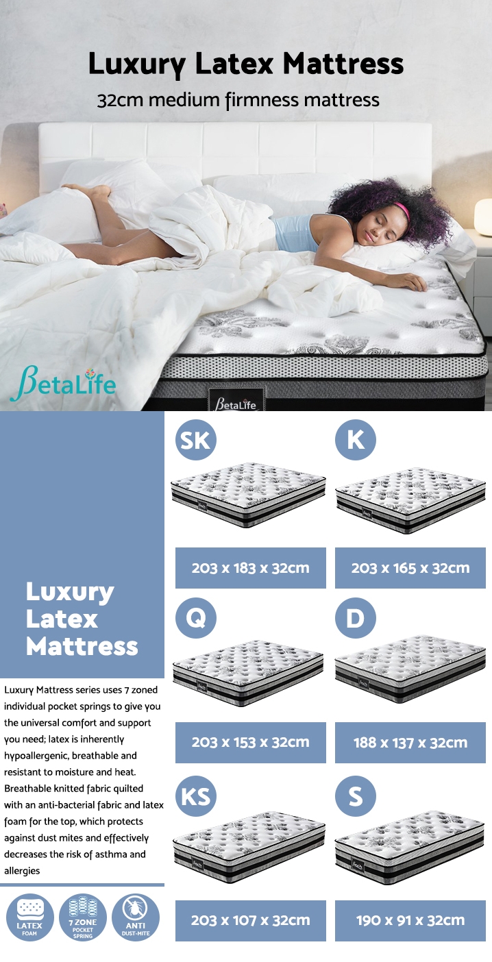 Betalife Luxury Latex Mattress - SINGLE