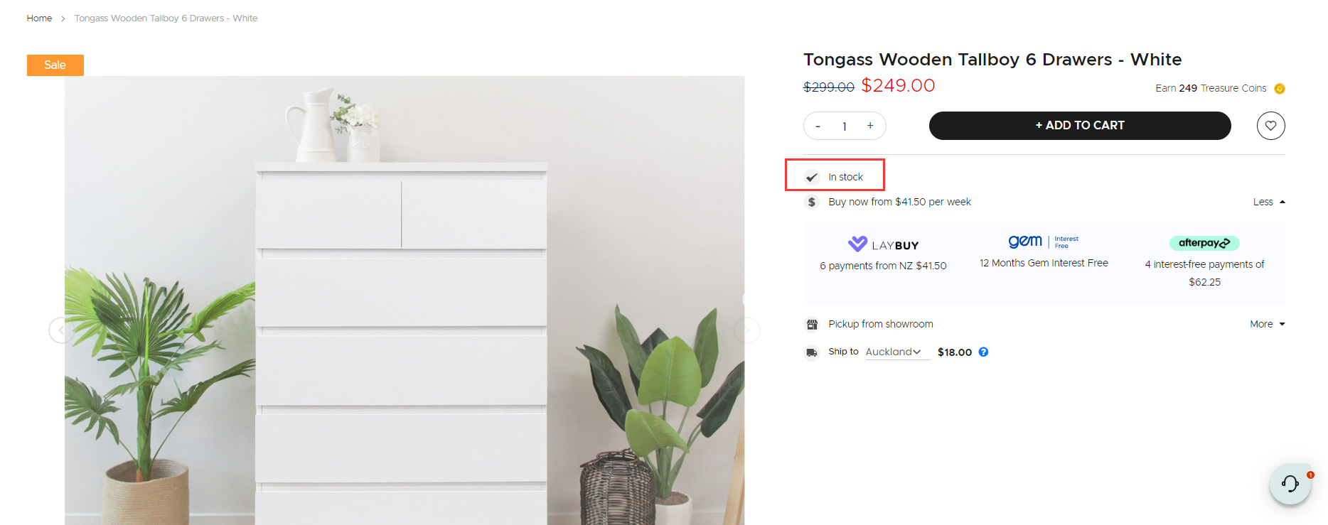 How to tell if an item is in-stock and available to buy now